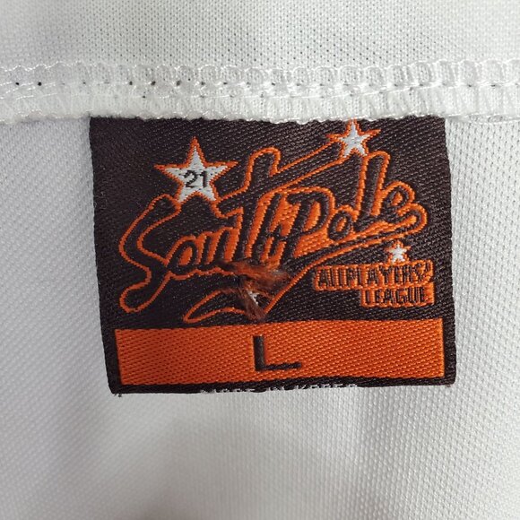 Southpole Baseball Jersey Size L Top Uniform Button Streetwear HipHop Urban Y2K - Picture 4 of 10
